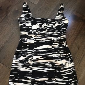 Black and white Calvin Klein dress